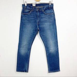 Levi's 501c Cropped Women’s Straight Leg Blue